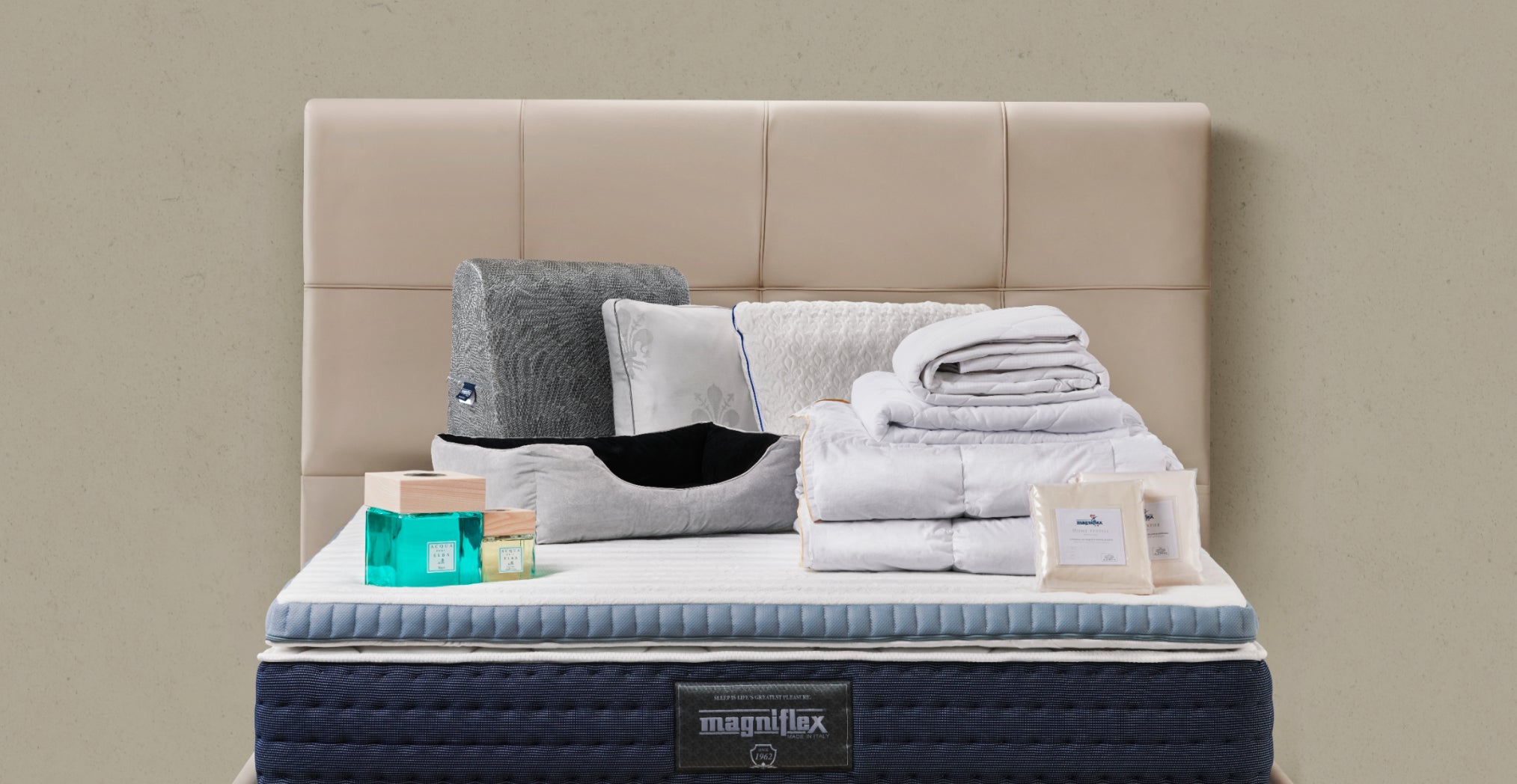 Upgrade your sleep with Magniflex accessories in UAE, from toppers to protectors, designed for mattress and lasting comfort.
